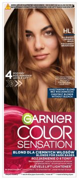 Garnier Color Sensation barvna krema št. HL1 Kostanjevo blond - za zelo temno rjave lase, 1 paket