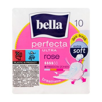 BELLA Perfecta Ultra Rose Extra Soft higienski vložki 10 kosov