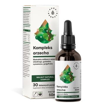 Aura Herbals Naravne kapljice z okusom oreha 50 ml