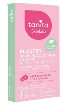 MIRACULUM Tanita Skin Lab CICA & Squalane depilacijski trakovi za telo za suho in občutljivo kožo 1 paket
