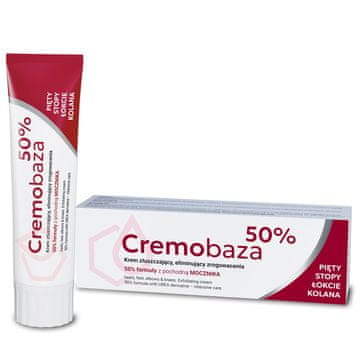 Farmapol Cremobaza 50% piling krema z ureo za pete, stopala, komolce in kolena, otrdelo kožo, 30 g