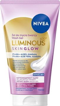 Nivea Luminous Skin Glow gel za umivanje obraza z alojo in guarano 150 ml