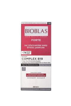 BIOBLAS Forte zeliščni šampon za lase z vitaminom B19 360 ml