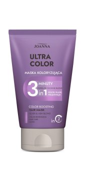 Joanna Ultra Color 3-minutna maska za barvanje las pepelnato blond odtenki 100 g