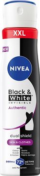 Nivea Black&White Invisible Authentic antiperspirant v spreju 250 ml
