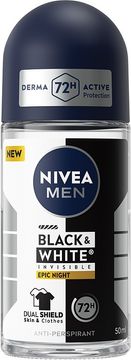 Nivea MEN Black&White Epic Night antiperspirant roll-on 50 ml