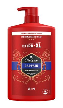 Procter Captain 3-v-1 gel za prhanje in šampon za moške 1000 ml