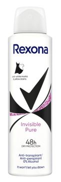 Eve Rexona Invisible Pure antiperspirant v spreju za ženske 150 ml