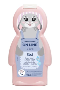 FORTE SWEEDEN Le Petit 3-v-1 penasti gel za umivanje telesa, las in obraza za otroke 350 ml