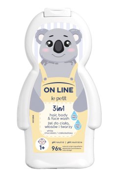 FORTE SWEEDEN Le Petit 3v1 čokoladni gel za umivanje telesa, las in obraza za otroke NA SPLETU 350 ml