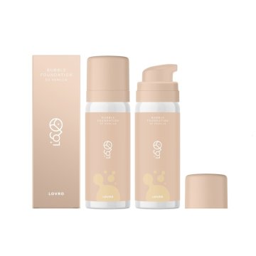 LOVRO Mehurčkasti tekoči puder 02 Vanilija 50 ml