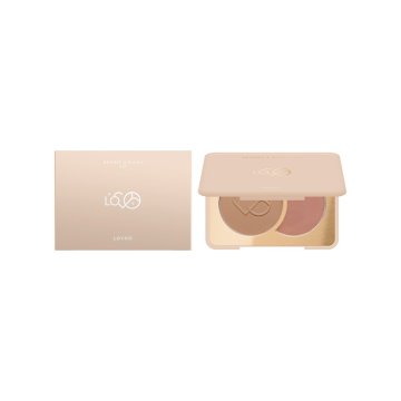 Stisnjen bronzer in rdečilo za konturiranje obraza Bronze & Blush Set 5 g