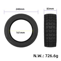 VSETT Hibridna tubeless pnevmatika 10x2.75-6.5 za VSETT 10+ Apex