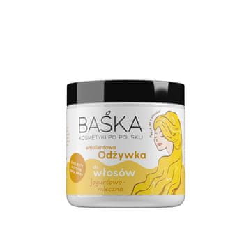 SOLVERX Mehčalni balzam za lase iz jogurta in mleka Baśka Kosmetyki Po Polsku 250 ml