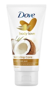 Eve Dove Restoring Care vlažilna krema za roke s kokosovim oljem in mandljevim mlekom 75 ml