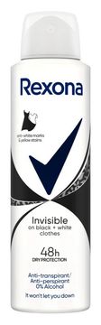 Eve Rexona Invisible on Black + White Clothes antiperspirant v spreju za ženske 150 ml
