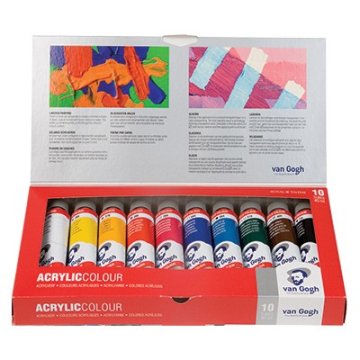 Talens Akrilne barve Van Gogh, komplet 10 x 40 ml