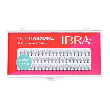 IBRA Makeup Super Natural trepalnice 11 mm
