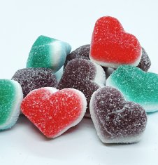 Haribo Berry Hearts troslojna žele srca iz ZDA