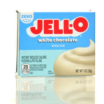 JE JellO puding z belo čokolado