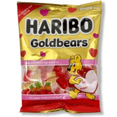 Haribo malinasto-ananasovi zlati medvedki (CHEAT MEAL) - gumijasti medvedki z ananasom in malino, omejena izdaja