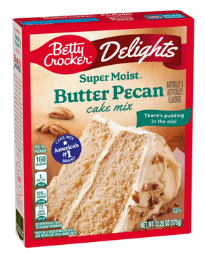 BE Super Moist Butter Pecan Cake Mešanica za torto, uvožena iz ZDA