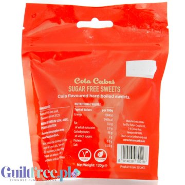 Future Candy 100% Zero Sugar Sweets, Cola Cubes - kocke brez sladkorja z okusom kole