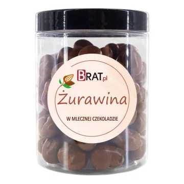Brusnice v mlečni čokoladi 200 g