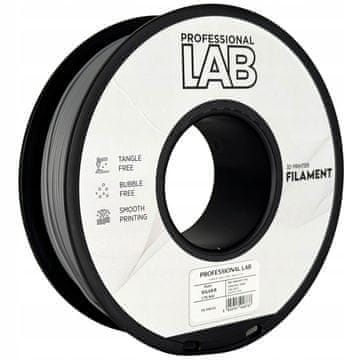 Profesionalni laboratorijski vrhunski filament za 3D-tiskanje PLA+ 1KG 1,75 AMS srebrne barve