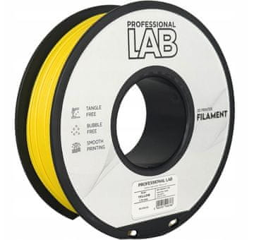 Profesionalni laboratorijski premium filament za 3D tiskanje PLA+ 1KG 1.75 AMS rumene barve
