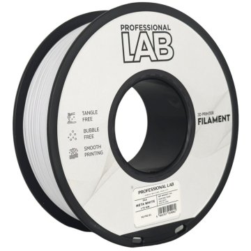 Prof. Lab filament za 3D-tiskalnike 1KG 1,75 AMS PLA meta bela kovinsko bela
