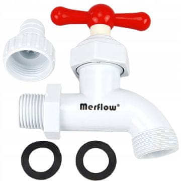 Flo Vrtna pipa 1/2" s 3/4" koncem in hitrim priključkom s filtrom