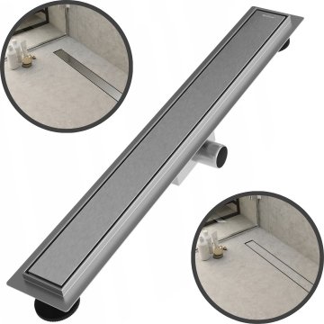 Flo Linearni odtok za tuš 2 v 1 krom 100 cm