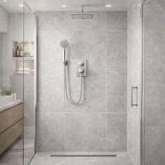 Diamond Inox stožčasta tuš cev G1/2 c 23x G1/2 dolžina 1,2 m kovinski pokrov EN 1113 razred 2