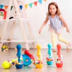 B.toys Zasvetimo si v kegljanju! - Komplet za kegljanje s svetlečo kroglo,