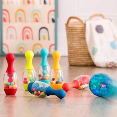 B.toys Zasvetimo si v kegljanju! - Komplet za kegljanje s svetlečo kroglo,