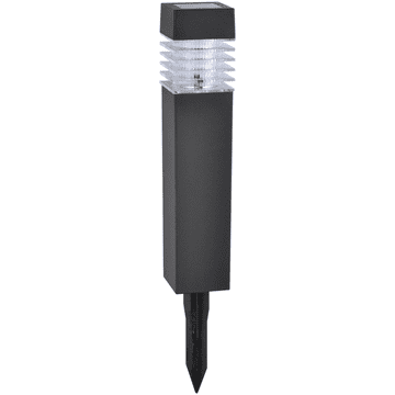 LED solarna svetilka kvadratna črna MARTIN 315588 Polux