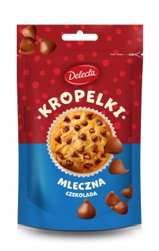 mlečne čokoladne kapljice 80 g za torte, mafine, sladice