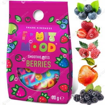 SERGIO Mix mini ploščic Fruit Mood SMOOTHIE BITES jagoda malina 90 g