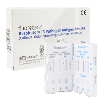 Kombinirani test 13v1 za gripo A+B / hMPV / COVID-19 / RSV / ADV / RhV / PIV / Mycoplasma / SP / LP / SA / Kpn 1 kos