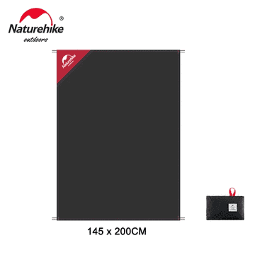 Naturehike Odeja za piknik Ultralight L NH17D050-B - črna