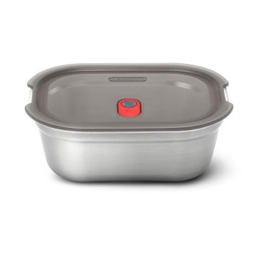 Black+Blum Jeklena škatla za malico L (1,2 l) črna+Blum