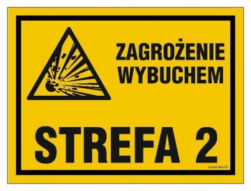 NB041 Območje nevarnosti eksplozije 2