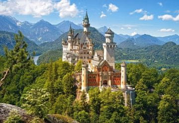 Castorland Sestavljanka 500 kosov B-53544 Pogled na grad Neuschwanstein, Nemčija