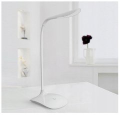 MFC ŠOLSKA NAMIZNA SVETILKA 14 LED USB DOTIK BELA SVETILKA NA DOTIK