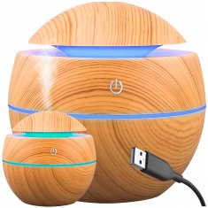 MFC VLAŽILEC ZRAKA AROMATERAPEVTSKI DIFUZOR RGB LED SVETILKA TIHA
