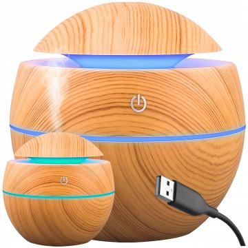 MFC VLAŽILEC ZRAKA AROMATERAPEVTSKI DIFUZOR RGB LED SVETILKA TIHA