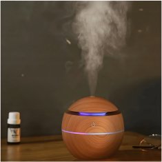 MFC VLAŽILEC ZRAKA AROMATERAPEVTSKI DIFUZOR RGB LED SVETILKA TIHA