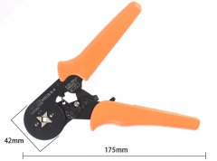 MFC ORODJE ZA STISKANJE KABLOV, KONEKTORJEV, KONECOV 0,25–10 mm, KOMPLET TULCEV 600 KOSOV