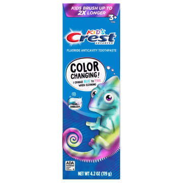 Zobna pasta za otroke, , Kids Chameleon, napredna zaščita sklenine, 119 g